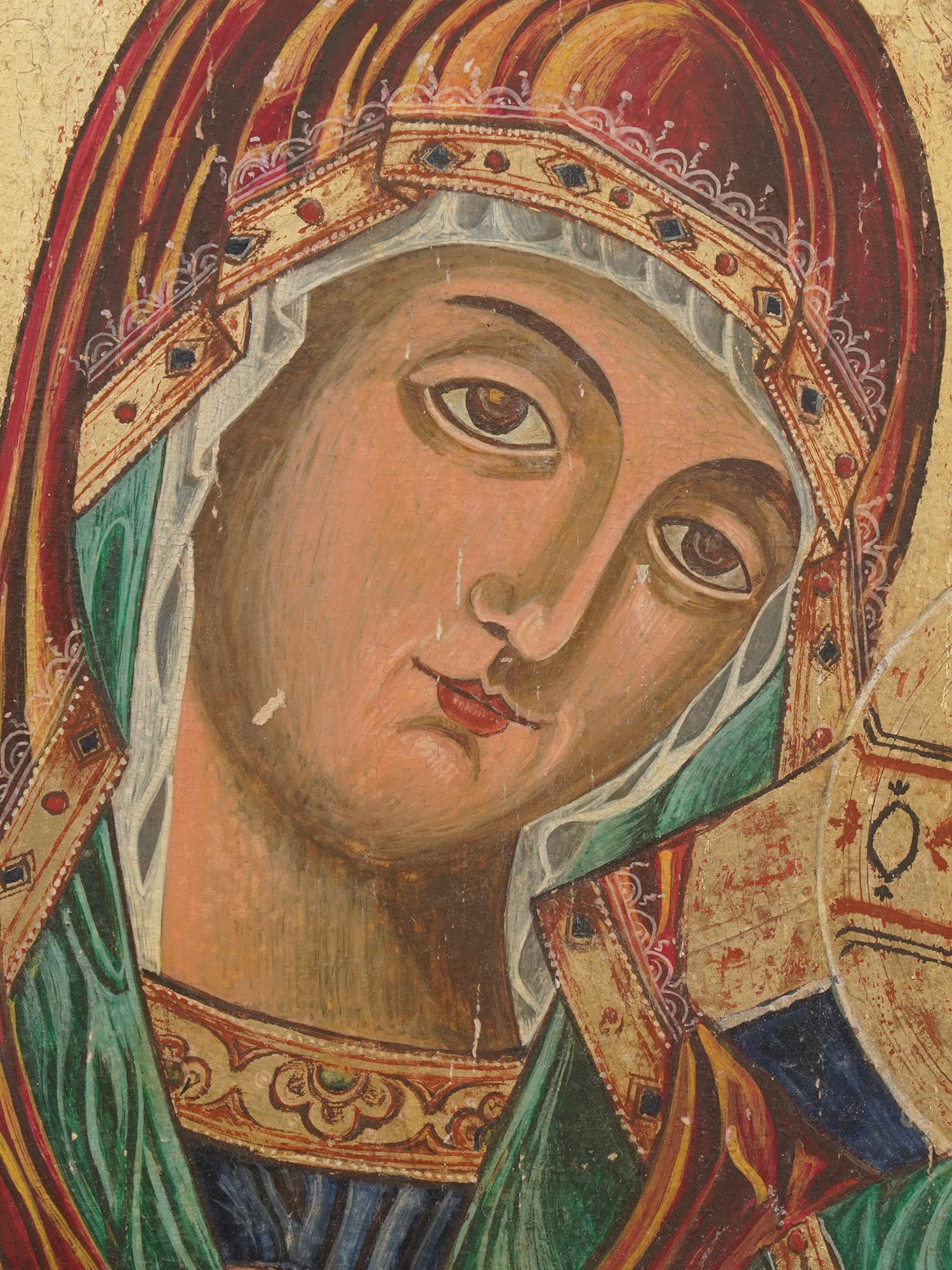 RUSSIAN ORTHODOX ICON THE MERCIFUL MOTHER OF GOD PIC-1